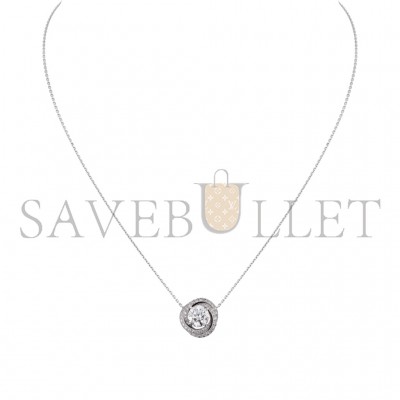 CARTIER TRINITY 18K WHITE GOLD, DIAMOND RUBAN NECKLACE N7424135